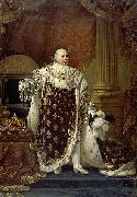 Portrait of Louis XVIII in his coronation robes, Baron Antoine-Jean Gros